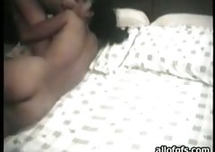 Morning blowjob by this hefty brunette hair to her husband
