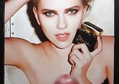 Scarlett Johansson Cream Tribute Bukkake No. 2