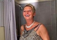 Dutch Housewife Blowjob