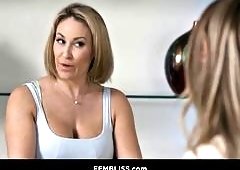 Haley Reed, Ryan Keely, and Melissa Stratton Fuck Furiously in Hardcore Threesome Full of Tempt