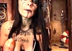Alexa Throat Pounds Huge Dildo in Viking Cosplay