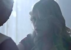Mustachioed Cowboy Woody Pounds Submissive Blonde Farmer Girl Doggy Style