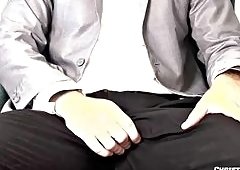 Christian Wilde Commands Expert Strokes from His Massive Cock with Detailed Jerk Off Instructions