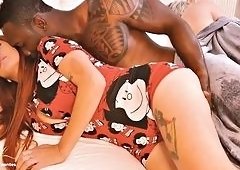 Ebony Xander Black Pounds Milf Monique Fuentes and Andrea Castro