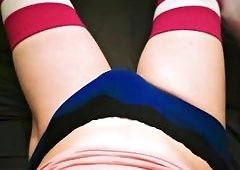 LalaThePala Jerks Big Cock in Bed
