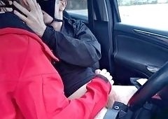 Sinea Deepthroats Roman in the Car to Face-Fuck Preview