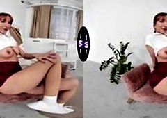 Lilly Mays Fingers Her Dripping Pussy Close-Up