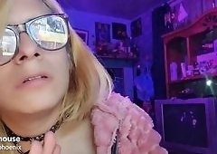 Crystal Phoenixs Shemale Sissy Gags on Necklace in ASMR Church