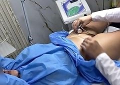 Padrastroasasin Spreads Her Legs Wider as Gynecologist Pounds Her to Explosive Orgasm