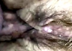 Closeup of a Grandma's Pussy During Sex