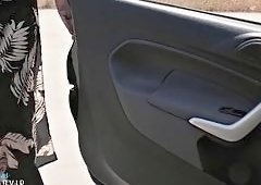 Cute Innocent Hitchhiker WhiteRabbit Prod Begs Driver for Ride Home and Fierce Pussy F