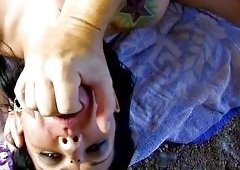 Hardcore Outdoor Cumshot Fuck
