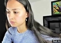 Skinny Latina Teen Flaunts Hot Big Booty and Small Tits