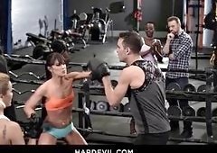 Angie Lynx Takes Double Penetration from Hung Studs Erik Everhard Vince Karter