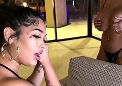 Ebony with a phat ass sucks and gets fucked hard by BBC. I found her on meetxx.com