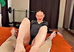 Lesbian Student Performs Elegant Foot Fetish Massage