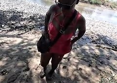 Jhodez1s Big Butt Captivates Boat Passerby for Kinky Outdoor Public Nudity Display with