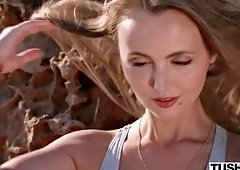 Blonde Kelly Takes Anal in Birthday Threesome with BFF Sia